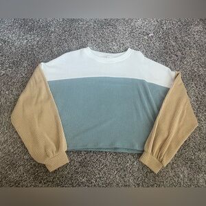 Colorblock Long Sleeve Top